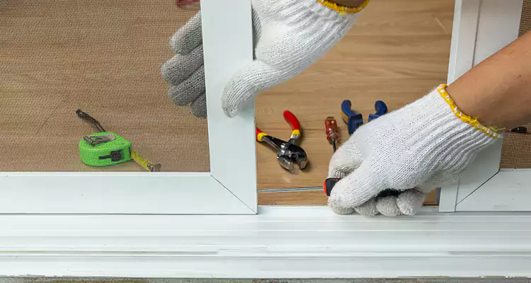 Sliding Glass Door Off Rails Repair in Belle Glade, FL